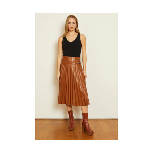 Hendrix Leather Skirt